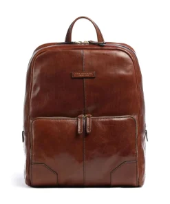 Vespucci Rucksack 15″ Rindsleder braun