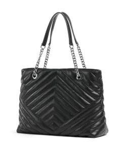 Victoria Shopper Lederimitat schwarz