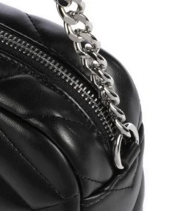 Victoria Umhängetasche Lederimitat schwarz