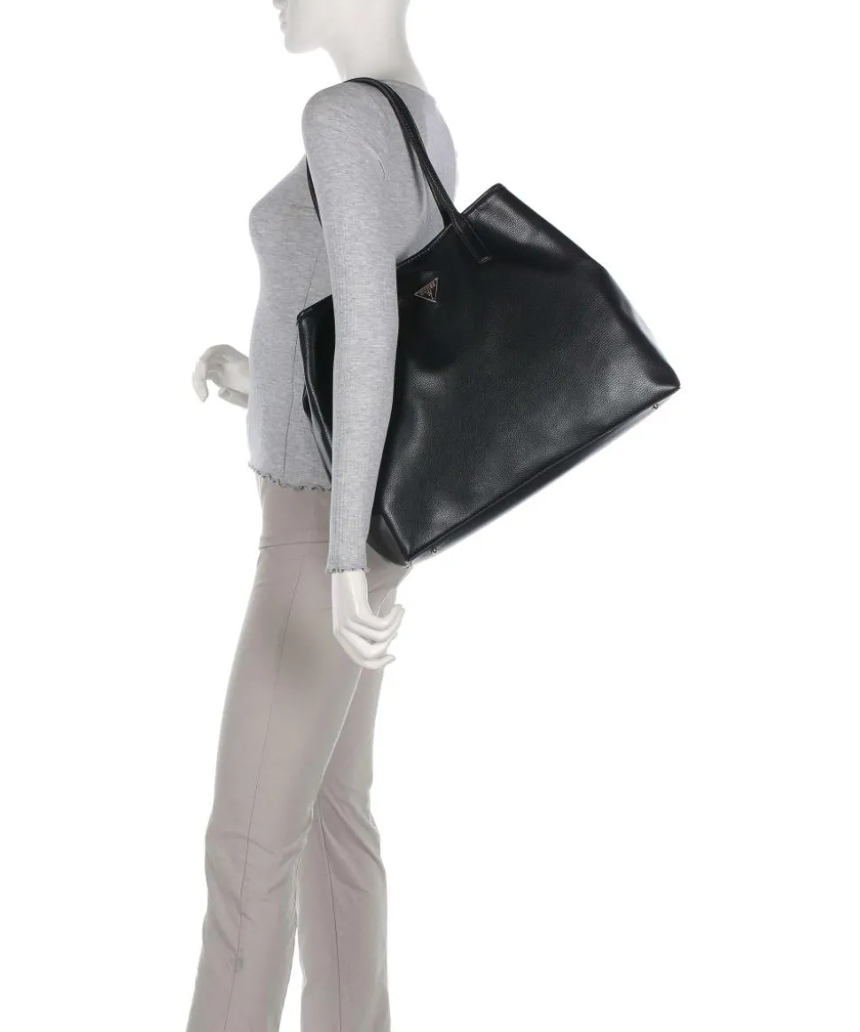 Victtoria Eco Shopper Lederimitat schwarz