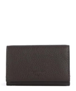 Viglo RFID Geldbörse genarbtes Rindsleder dunkelbraun