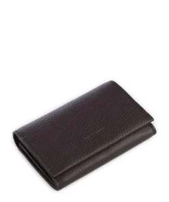 Viglo RFID Geldbörse genarbtes Rindsleder dunkelbraun