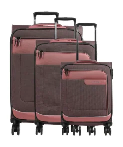 Viia 4-Rollen Trolley Set altrosa 4-tlg.