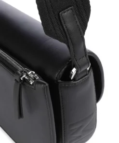 Vika Umhängetasche Lederimitat schwarz