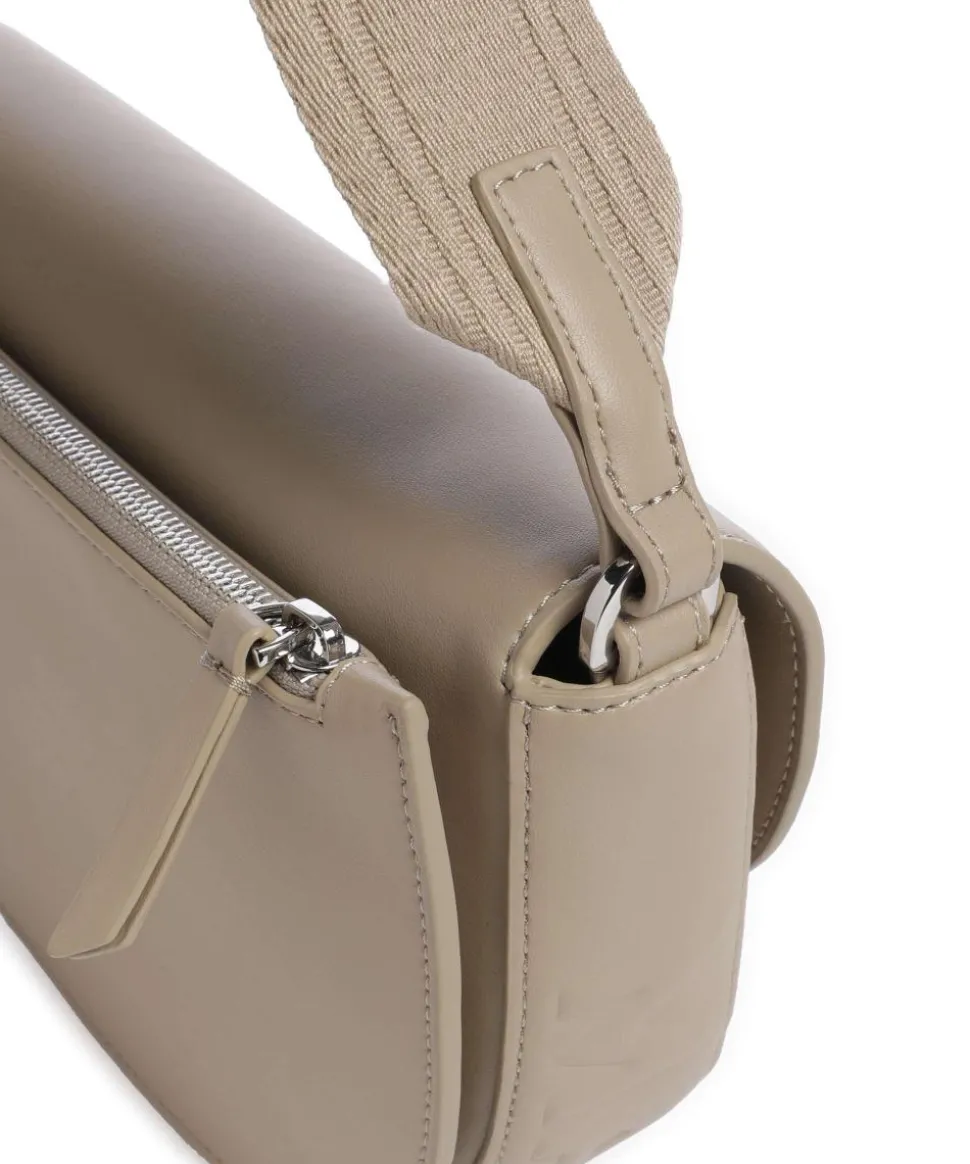 Vika Umhängetasche Lederimitat beige