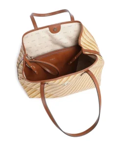 Vikky Large Shopper Kunststoff beige/braun