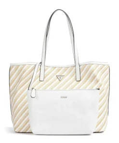 Vikky Large Shopper Kunststoff beige/weiß