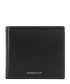 Vill RFID Geldbörse fein genarbtes Leder schwarz