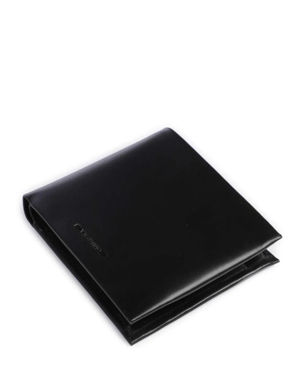 Vill RFID Geldbörse fein genarbtes Leder schwarz