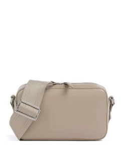 Villar Umhängetasche Lederimitat beige