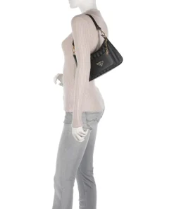 Vinerus Castiel Schultertasche Canvas schwarz