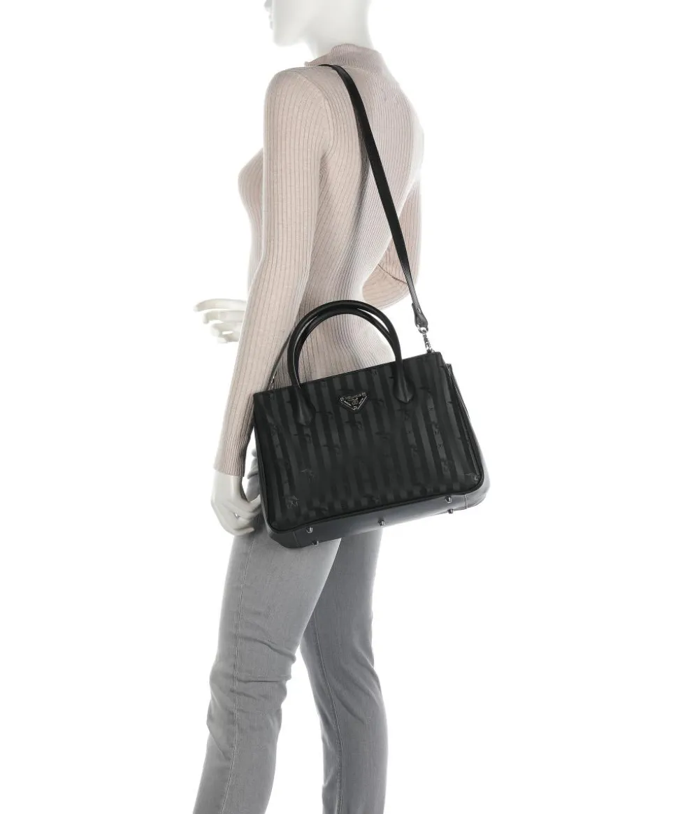 Vinerus Donat Handtasche Canvas schwarz