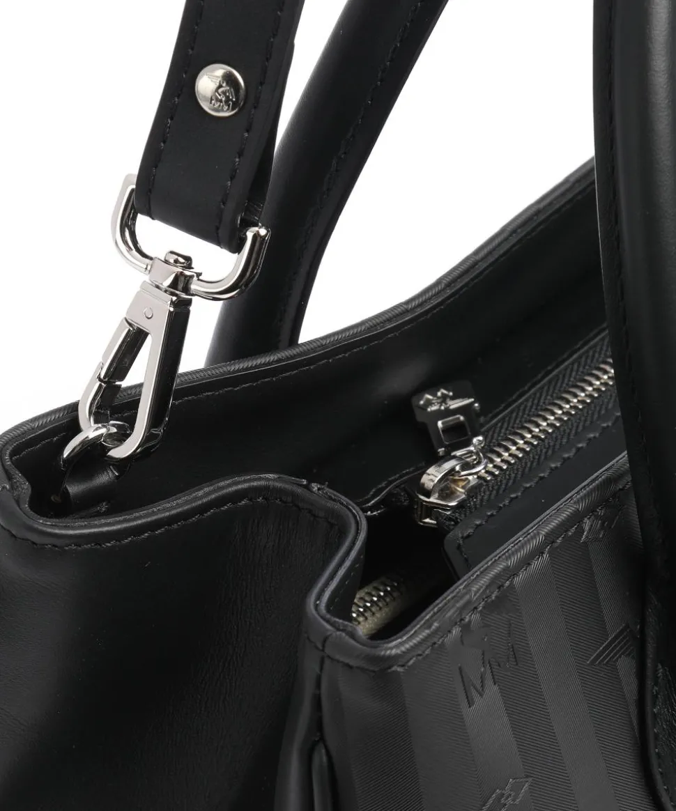 Vinerus Donat Handtasche Canvas schwarz