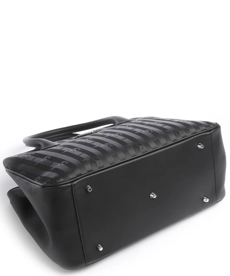 Vinerus Donat Handtasche Canvas schwarz