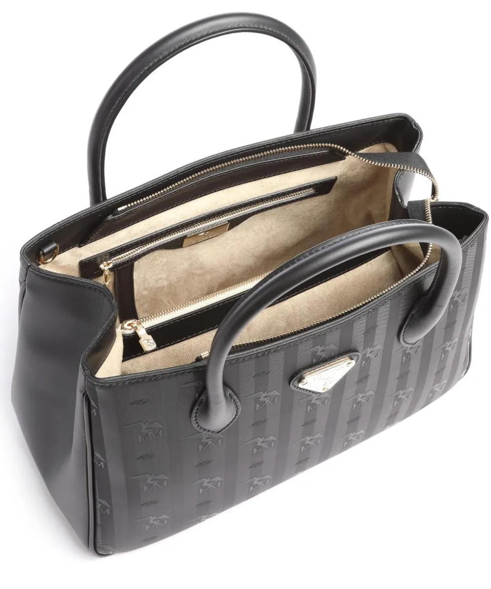 Vinerus Donat Handtasche Canvas schwarz