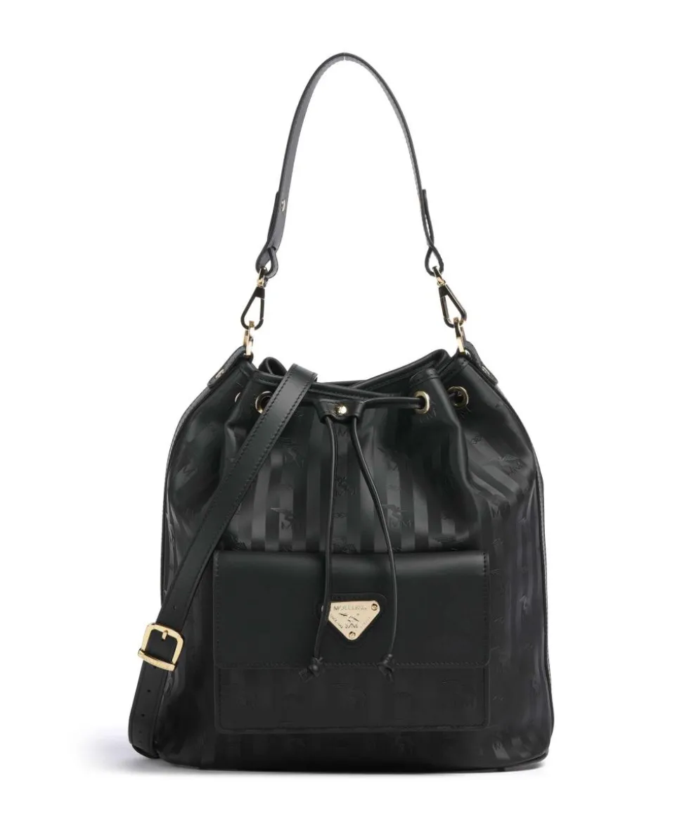 Vinerus Nyon Bucket bag Canvas schwarz