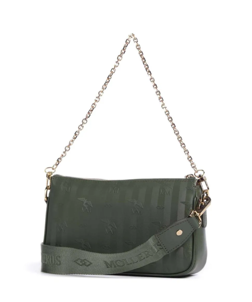 Vinerus Zell Schultertasche Canvas olivgrün