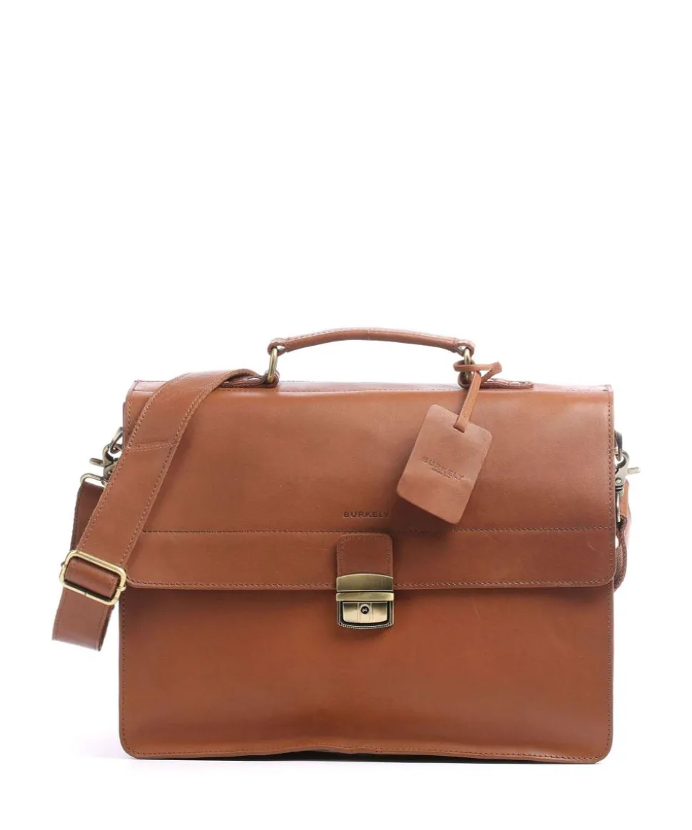 Vintage Dean Aktentasche Kalbsleder cognac