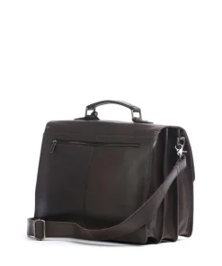 Vintage Dean Aktentasche Kalbsleder dunkelbraun