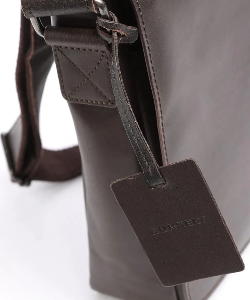 Vintage Juul Kuriertasche Kalbsleder dunkelbraun