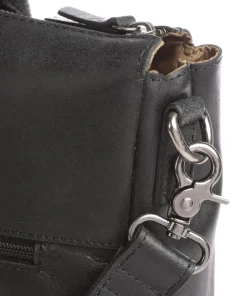 Vintage Valerie Shopper 15″ Kalbsleder schwarz