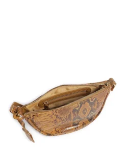 Vintage Veda Umhängetasche Leder hellbraun