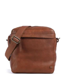 Vintage Wonders Umhängetasche Rindsleder cognac