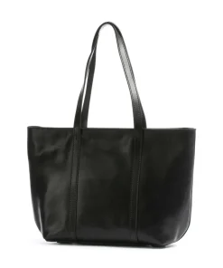 Vittoria Shopper glattes Rindsleder schwarz
