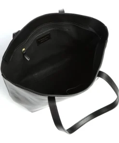 Vittoria Shopper glattes Rindsleder schwarz