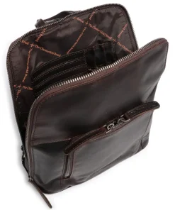 Vivian Rucksack Pull-Up Rindsleder dunkelbraun