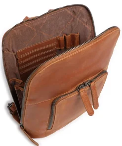 Vivian Rucksack Pull-Up Rindsleder cognac