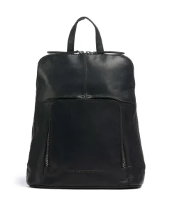 Vivian Rucksack Pull-Up Rindsleder schwarz