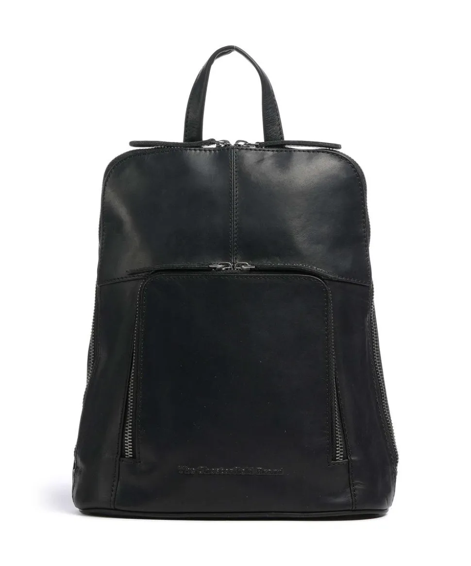 Vivian Rucksack Pull-Up Rindsleder schwarz