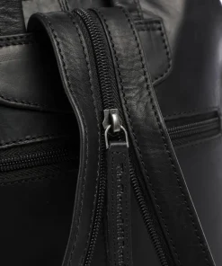 Vivian Rucksack Pull-Up Rindsleder schwarz