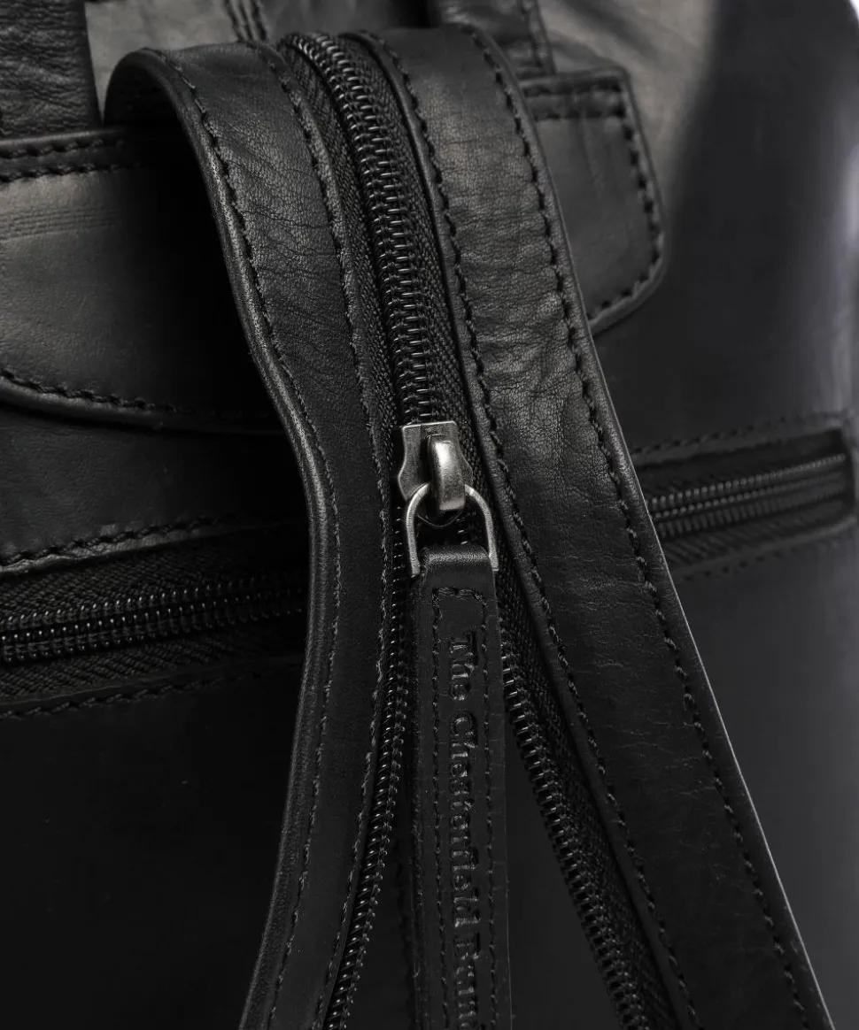 Vivian Rucksack Pull-Up Rindsleder schwarz