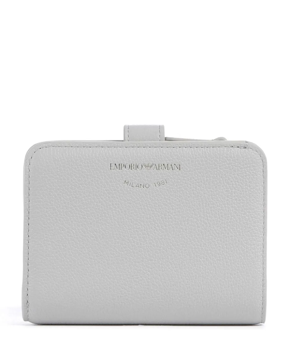 Vivienne Geldbörse genarbtes Rindsleder hellgrau