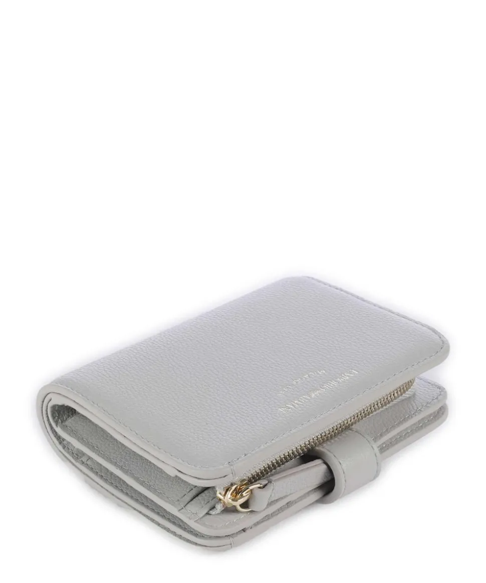 Vivienne Geldbörse genarbtes Rindsleder hellgrau