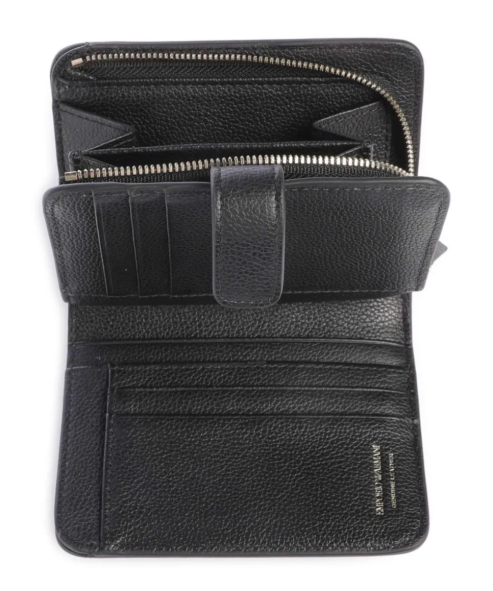 Vivienne Geldbörse genarbtes Rindsleder schwarz