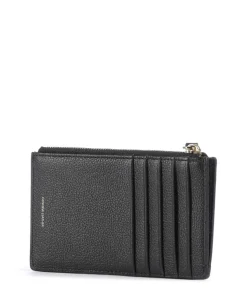 Vivienne Kreditkartenetui genarbtes Rindsleder schwarz