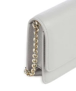 Vivienne Umhängetasche fein genarbtes Rindsleder grau