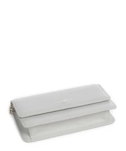 Vivienne Umhängetasche fein genarbtes Rindsleder grau