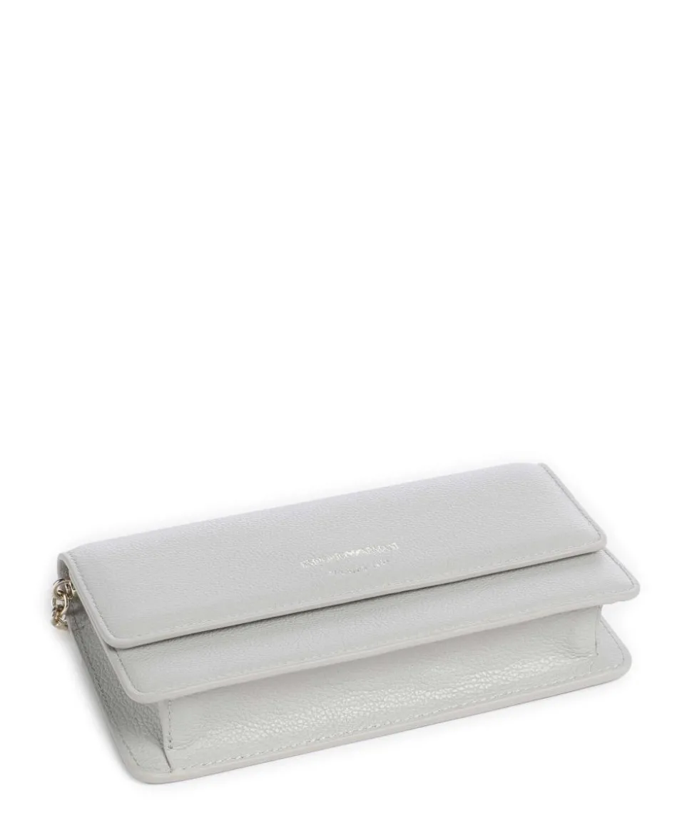 Vivienne Umhängetasche fein genarbtes Rindsleder grau