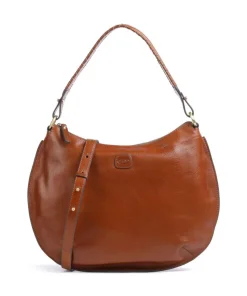 Volterra Beuteltasche fein genarbtes Rindsleder braun