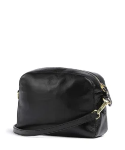 Volterra Modell Umhängetasche fein genarbtes Leder schwarz