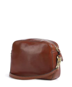 Volterra Modell Umhängetasche fein genarbtes Leder braun