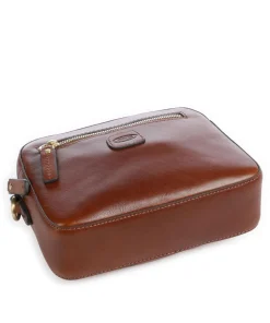 Volterra Modell Umhängetasche fein genarbtes Leder braun