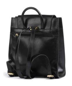 Volterra Rucksack fein genarbtes Rindsleder schwarz