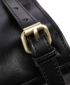 Volterra Rucksack fein genarbtes Rindsleder schwarz