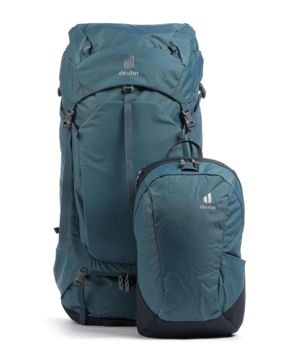 Voyager 65+10 Wanderrucksack 13″ recyceltes Polyamid, recyceltes Polyester grünblau
