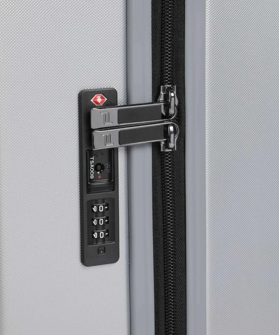 Voyager 4-Rollen Trolley silber 55 cm